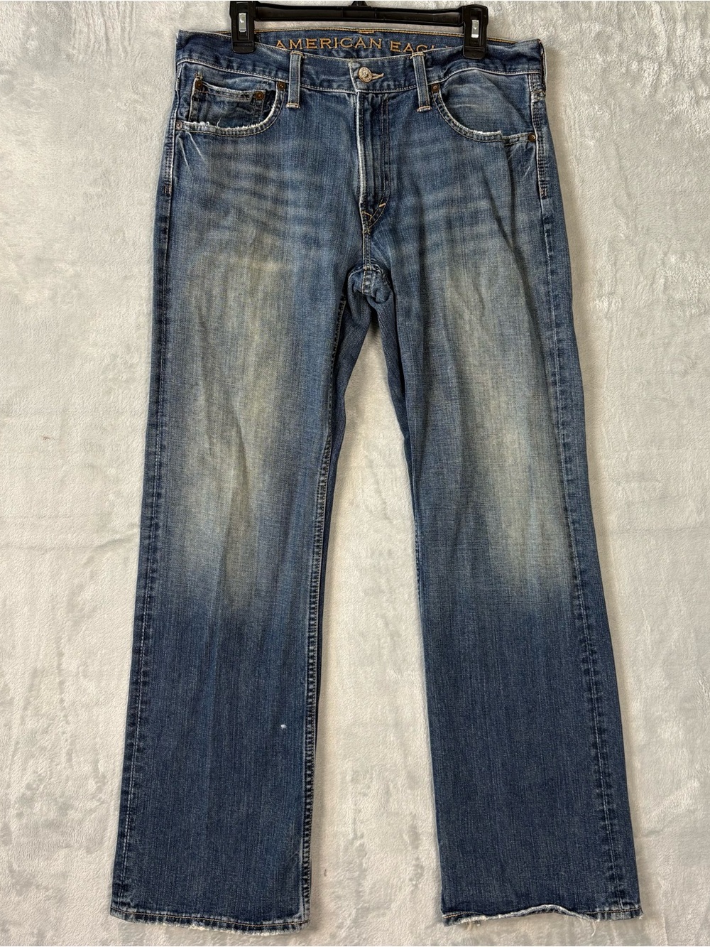Vtg 90s American Eagle Low Rise Boot Jeans Men’s Size 32x32 Cowboy Hip Faded
